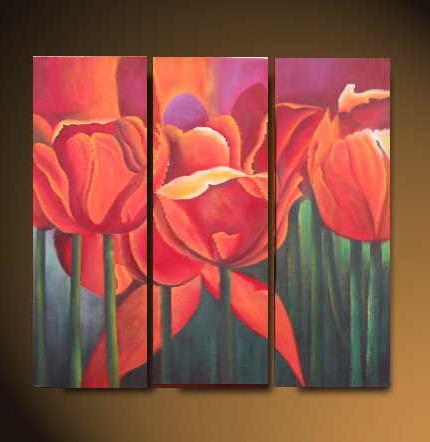 Dafen Oil Painting on canvas water lily -set519